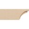 Ekena Millwork 4in. W x 6in. H x 16in. L Rivera Woodgrain TimberThane Rafter Tail, Primed Tan RFTUR04X06X16RIVRCPR - alternate 4